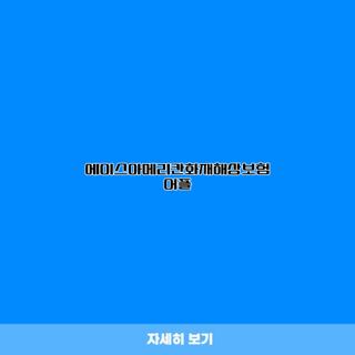 에이스아메리칸화재해상보험 어플
